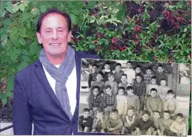  ??  ?? Hier : Christian dans la cour de l’école Gambetta. Il est le troisième, à gauche, assis par terre. Aujourd’hui, très impliqué dans la vie de sa commune du Tignet et dans le sport qu’il pratique toujours assidûment. (Photos DR et C.J.-B.)