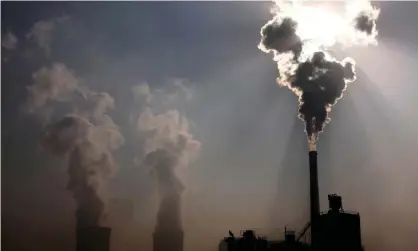  ?? Photograph: David Gray/Reuters ?? A coal-burning power plant spews pollution into the air in the city of Baotou, in Inner Mongolia, China.