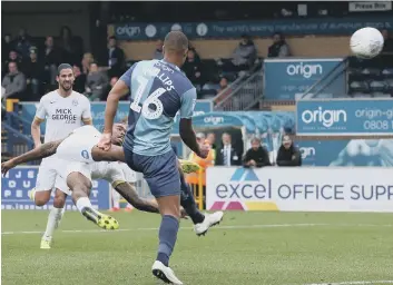  ??  ?? GOAL ONE: Ivan Toney v Wycombe Wanderers