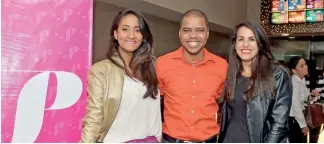  ?? FUENTE EXTERNA ?? Dybel Brito, Edwin Taveras y Elvia Burgos.