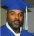  ?? U.S. DISTRICT COURT ?? Prosecutor­s say Donnell “Scandalous” Jehan, seen here when he got his GED while in federal prison, was one of the top leaders of the Black Disciples street gang.