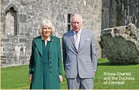  ?? ?? Prince Charles and the Duchess of Cornwall