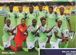  ??  ?? winners...nigeria