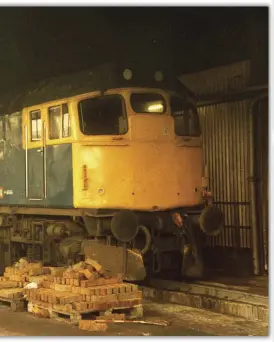  ??  ?? (RIGHT) On 11th June 1983 27207 moves onto the shed at Eastfield, passing a DMU carrying ‘Trans Clyde’ markings.