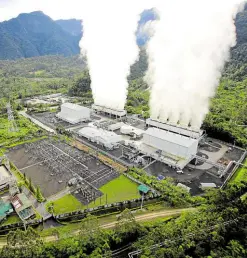  ?? —PHOTO COURTESY OF FIRSTGEN.COM.PH ?? Energy Developmen­t Corp.’s Mount Apo geothermal plant