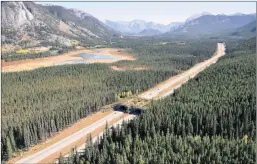  ?? PICTURE: K GUNSON ?? Wolverine Overpass across the Trans-Canada Highway in Banff National Park, Canada.