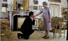  ?? Photograph: Granada Film Production­s/Allstar ?? ‘A treat’ … Helen Mirren and Martin Sheen in Stephen Frears’s 2006 film The Queen.