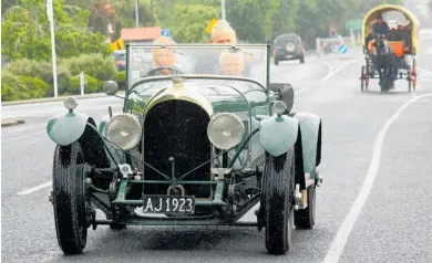  ?? ?? The official party was led by Chris Empson in his 1923 Bentley.