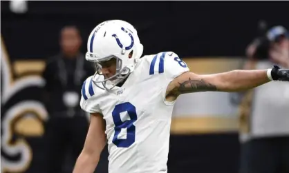  ?? Photograph: Bill Feig/AP ?? Rigoberto Sanchez has been with the Colts since 2017.