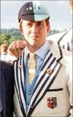  ??  ?? Accused: Alastair Main in a London Rowing Club blazer