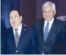  ??  ?? Senator Dick Gordon with former Department of Foreign Affairs secretary Albert del Rosario