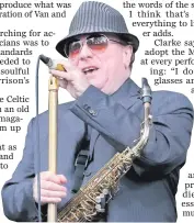  ??  ?? Real deal: Van Morrison on stage in Belfast for his 70th birthday concert