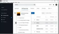  ??  ?? Bei Deezer gibt es zu zahlreiche­n Songs die passenden Liedtexte.