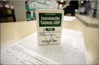  ?? MIKE STEWART — THE ASSOCIATED PRESS ?? The FDA has now agreed to remove from its website a page titled, “Why You Should Not Use Ivermectin to Treat or Prevent COVID-19.”