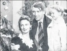  ??  ?? Jimmy Stewart and Donna Reed in the American film It’s a Wonderful Life (1946)