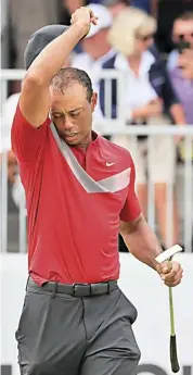  ?? AFP ?? TIGER Woods fails to qualify in the US PGA Tour Championsh­ip at East Lake in Atlanta.