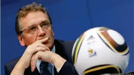  ??  ?? Jérôme Valcke