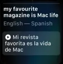  ??  ?? Want to know how to say something in a particular language? Just ask Siri.