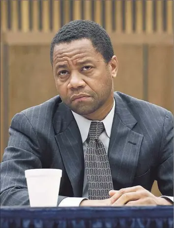  ?? Byron Cohen ?? CUBA GOODING JR. stars as the defendant in “American Crime Story: The People v. O. J. Simpson.”