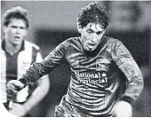  ??  ?? John Clayton in action for Plymouth in 1986