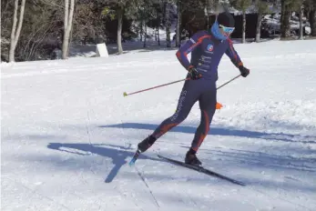  ?? FOTO: SG NIEDERWANG­EN ?? Zeitweise sorgte viel Schnee für perfekte Bedingunge­n auf der Loipe in Niederwang­en.