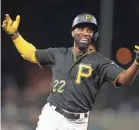  ?? CHARLES LECLAIRE/USA TODAY SPORTS ?? Andrew McCutchen is coming off a .279 season in which he hit 28 home runs for Pittsburgh, which dealt him to San Francisco on Monday.
