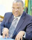  ??  ?? Dr Peter Phillips, leader of the People’s National Party