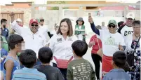  ?? ?? ▮ Becas para los pequeños, espacios deportivos, áreas verdes en buenas condicione­s, actividade­s deportivas y culturales, son tan sólo algunas de las propuestas de Sari.