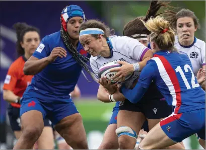  ?? ?? Having the Women’s Six Nations as a standalone event has been a postive, says Nolli Waterman, below