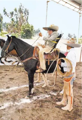  ??  ?? En la paracharre­ría, pialar no es una limitante