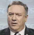  ??  ?? 0 Mike Pompeo had opposed extending sanctions waivers