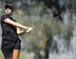  ?? Jamie Schwaberow NCAA Photos ?? UNLV sophomore Polly Mack is the reigning Mountain West player of the year and took medalist honors at the Battle at Boulder Creek on Tuesday in Boulder City.