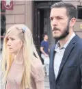  ??  ?? Therapy plea: Charlie Gard’s parents