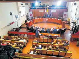  ?? JOHNNY HOYOS ?? Audiencia de la Contralorí­a sobre el sector salud en la Corte Constituci­onal.