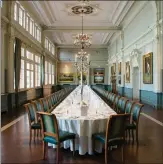  ?? ?? The Players’ Dining Room at Lord’s