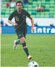  ??  ?? Robbie Kruse against Hungary.