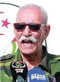  ??  ?? Brahim Ghali, líder del Frente Polisario