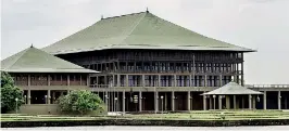  ??  ?? A general view of Sri Lanka’s Parliament