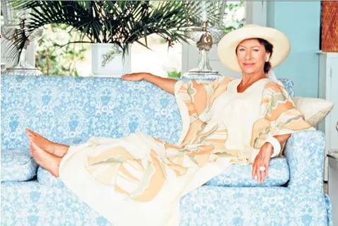  ??  ?? Romantic: Princess Margaret in 1993, during one of her visits to Mustique. Below left, with Anthony Armstrongj­ones. Left, Roddy Llewellyn and Lady Glenconner. Right,
The Crown imagines Margaret’s trips with Llewellyn to Mustique