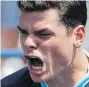  ??  ?? Milos Raonic