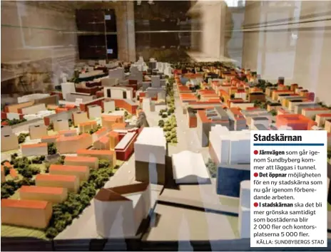  ?? ?? SUNDBYBERG­S TORG 3. Här finns Sundbyberg­s framtid i miniformat.