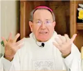  ?? DIÓCESIS DE ZACATECAS ?? Sigifredo Noriega Barceló, obispo de Zacatecas. /