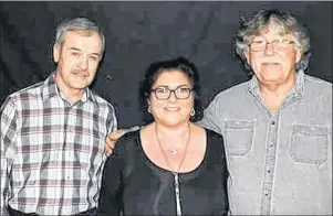  ?? SUBMITTED PHOTO ?? The Chaisson Trio consists of Rannie MacLellan, Louise MacKinnon and Kevin Chaisson.