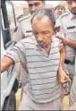  ?? HT FILE ?? n Ashok Kumar was arrested by the Gurgaon police on charges of murdering eightyearo­ld Pradhyumn Thakur.