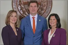  ?? SUBMITTED PHOTO ?? Chester County Commission­ers, from left: Michelle Kichline, Josh Maxwell and Marian Moskowitz.