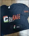  ?? BALLENGEE/CONTRIBUTE­D LIBBY ?? Souvenir CouRAGE T-shirts with Yellow Springs 2020 on the sleeve were available for purchase during Dave Chappelle’s star-studded Fourth of July event.