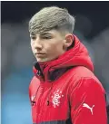  ??  ?? Chelsea have signed Billy Gilmour from Rangers. A fee worth a reported £500,000 has been agreed for the 15-year-old.