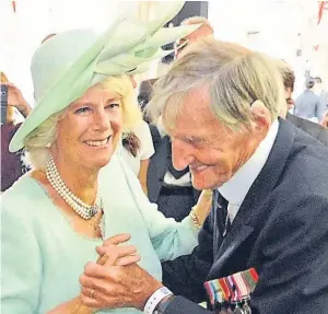  ?? Picture: PA. ?? Jim Booth dancing with the Duchess of Cornwall.