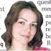  ??  ?? AWAKE Yulia Skripal is recovering