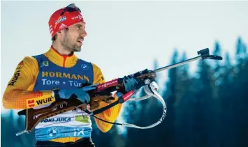  ?? Foto: Sven Hoppe, dpa ?? Feiert am heutigen Donnerstag seinen 34. Geburtstag: Arnd Peiffer, inzwischen ehemaliger Biathlet.